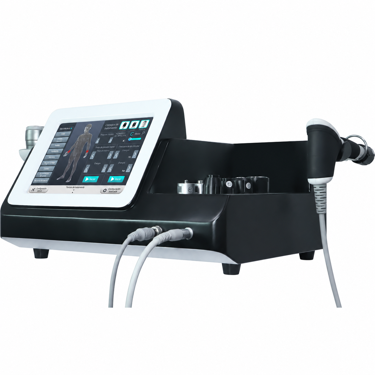 Máquina de terapia 2 en 1 con ondas de choque y ultrasonido para rehabilitación musculoesquelética - Imagen 2