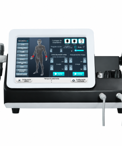 Máquina de terapia 2 en 1 con ondas de choque y ultrasonido para rehabilitación musculoesquelética